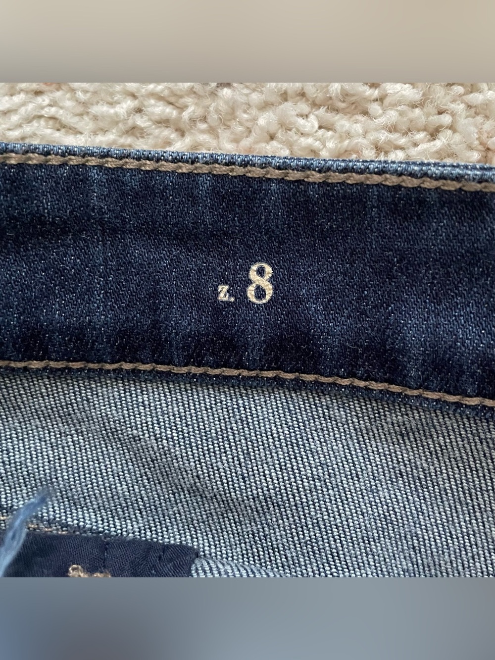 WHBM Embroidered Denim Shorts - Picture 6 of 8
